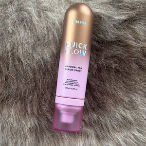 NWT Quick Glow 2-in-1 Gradual Tan Serum Spray - Pink and Gold